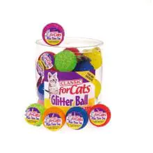 Classic Glitter Balls - 1 1/2