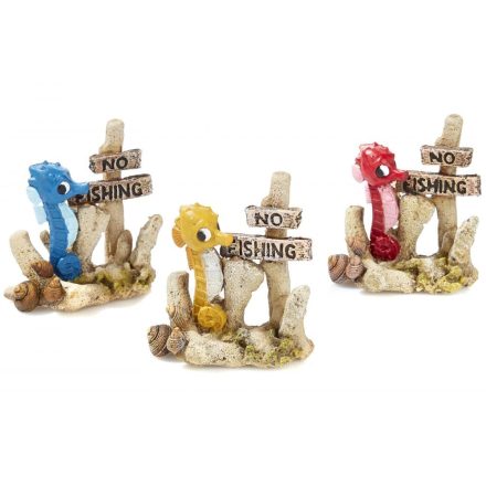 Classic No Fishing Seahorse - 9.5cm