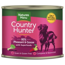 Country Hunter 80% Pheasant & Goose with Superfoods - 600g, case of 6