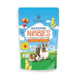 Country Values Nourishing Nibbles Banana & Apple Treats - 60g