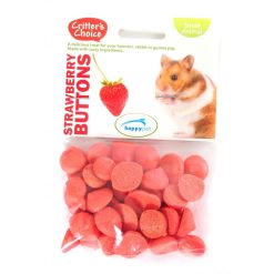 Critter's Choice - Strawberry Buttons - 40g