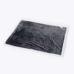 Danish Design Essentials Fur Blanket Charcoal
