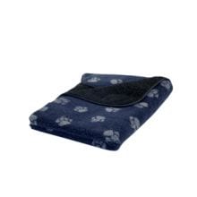 Danish Design Fleece Navy Blanket Various Sizes