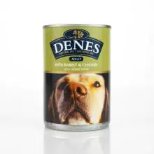 Denes Dog Adult Rabbit & Chicken + Added Herbs - 400g, case of 12