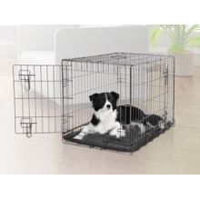 Dogit Wire 2 Door Black Dog Crate - 90581 - Small