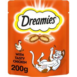 Dreamies Cat Treat Biscuits with Turkey Mega Pack 200g - 200g, case of 6