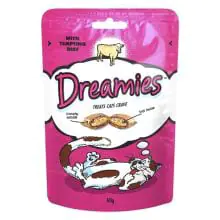 Dreamies Cat Treats with Beef - 60g, case of 8