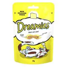 Dreamies Cat Treats with Cheese - 60g, case of 8