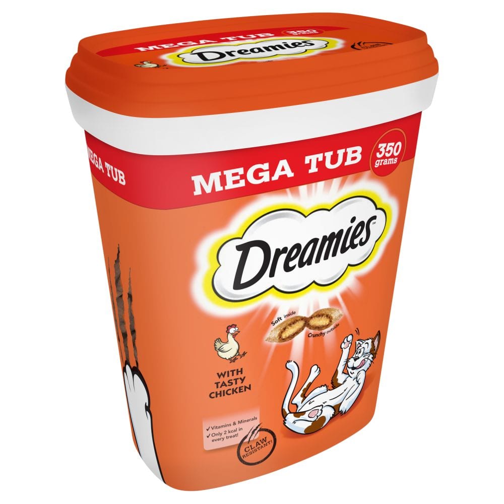 Dreamies Chicken Mega Tub - 350g