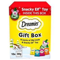 Dreamies Christmas Gift Cat Treat Box - 300g