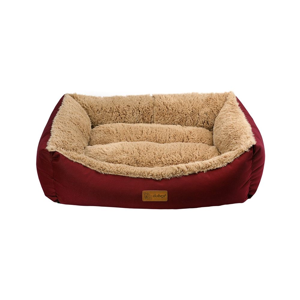Dubex Jellybean Dog bed Burgundy & Camel - Small