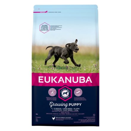 EUKANUBA Growing Puppy Large Breed Rich In Fresh Chicken - 2kg