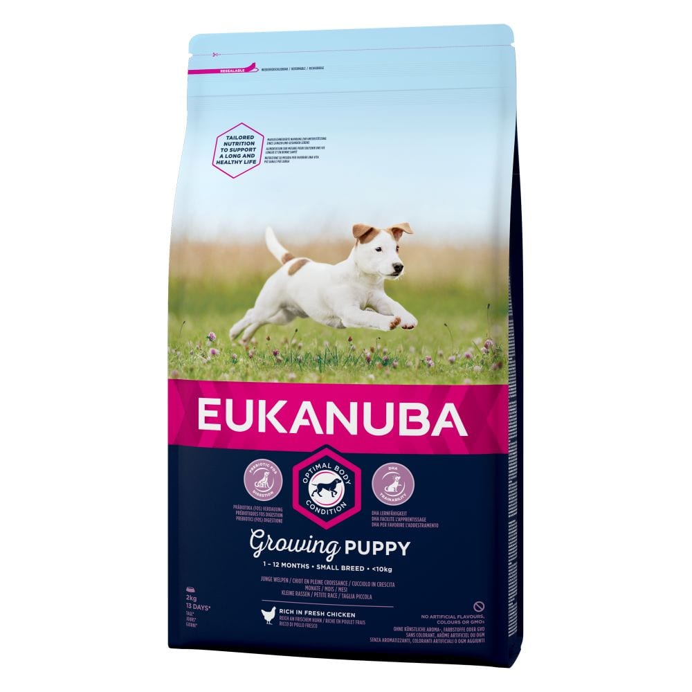 EUKANUBA Growing Puppy Small Breed Rich In Fresh Chicken - 2kg