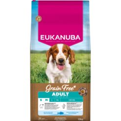 Eukanuba Adult Dog Small/Medium Breed Grain Free Fish - 12kg