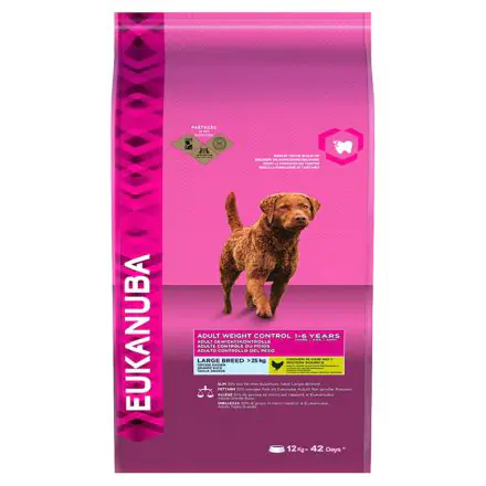 Eukanuba Adult Weight Control 1-6 Years Large Breed >25kg Dry Dog Food - 12kg