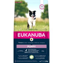 Eukanuba Puppy & Junior Small/Medium Lamb & Rice WITH A HINT OF TURMERIC Various Sizes