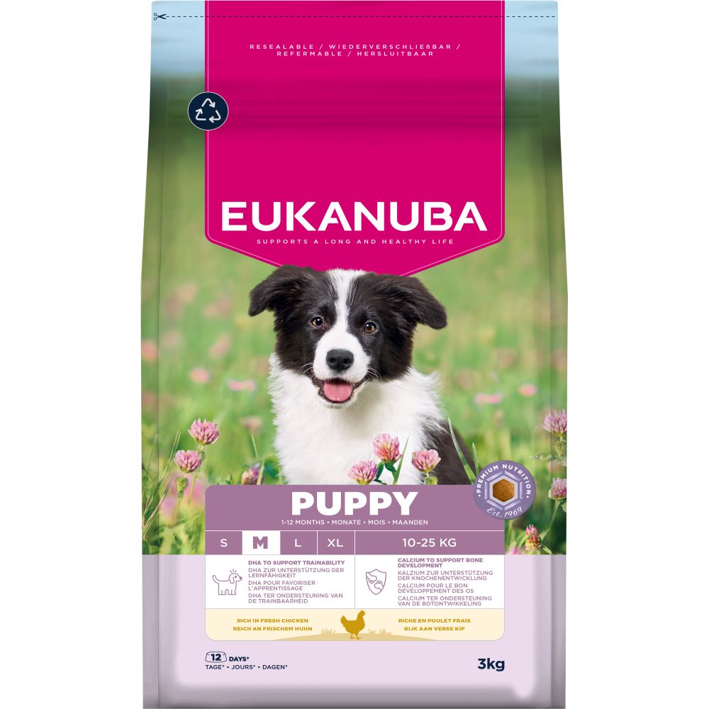 Eukanuba Puppy Medium Breed Chicken - 3kg