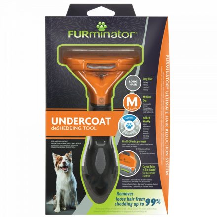 FURminator Undercoat deShedding Tool for Medium Long Hair Dog - m