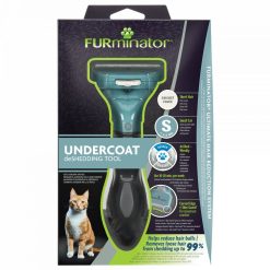 FURminator  Undercoat deShedding Tool for Small Short Hair Cat - Small