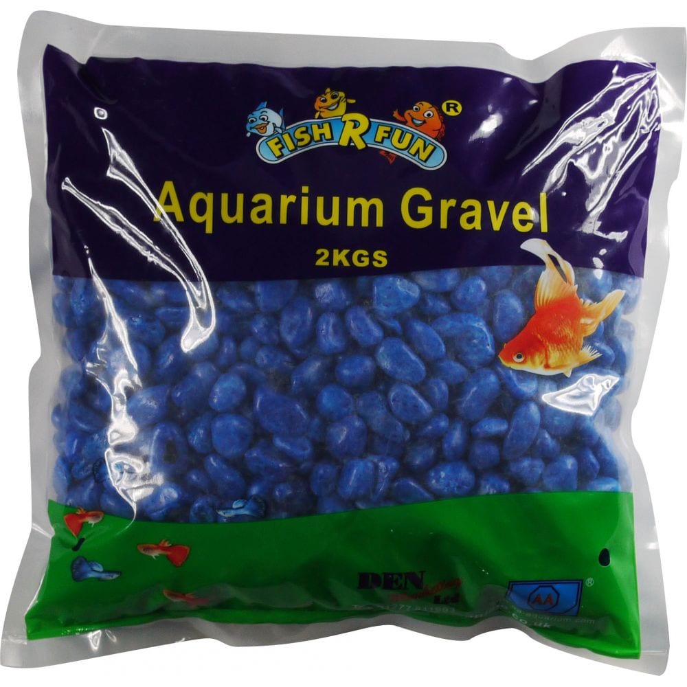 Fish 'R' Fun Aquarium Gravel Blue - 2kg