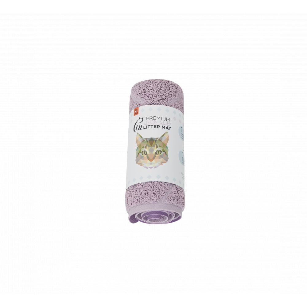 Fofos Cat Litter Mat Nonslip Purple - 60x40x0.7cm