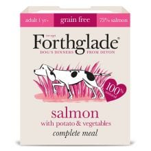 Forthglade Complete Grain free Adult Salmon & Veg - 395g, case of 18