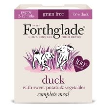 Forthglade Complete  Grain free Puppy Duck & Vegetables - 395g, case of 18