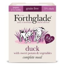 Forthglade Complete Grain free Puppy Duck & Vegetables - 395g, case of 18