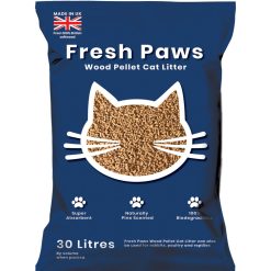 Fresh Paws Wood Cat Litter - 30 litres