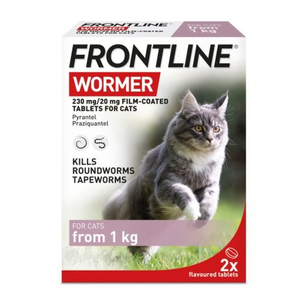 Frontline Wormer Cat - 2tabs