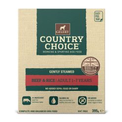 Gelert Country Choice Tray Beef & Rice 10 Pack - 395g