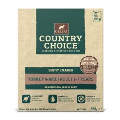 Gelert Country Choice Tray Turkey & Rice 10 Pack - 395g
