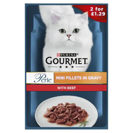 G/met Perle Beef 2/£1.29 - 85g, case of 26