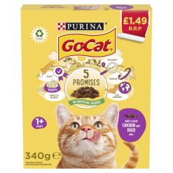 Go Cat Chicken & Duck pm£1.49 - 340g, case of 6