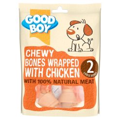 Good Boy Bones Wrapped with Chicken Large - 2 pack