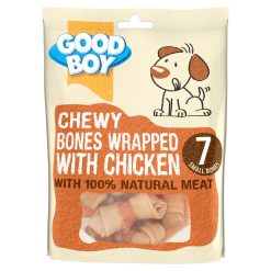 Good Boy Bones Wrapped with Chicken Mini - 7 pack