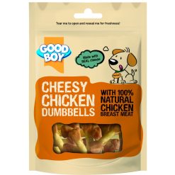 Good Boy Cheesy Chicken Dumbbells - 80g