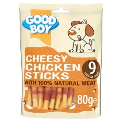 Good Boy Cheesy Chicken Sticks - 80g