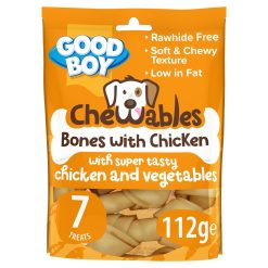 Good Boy Chewables Chicken Mini Bones - 7 pack