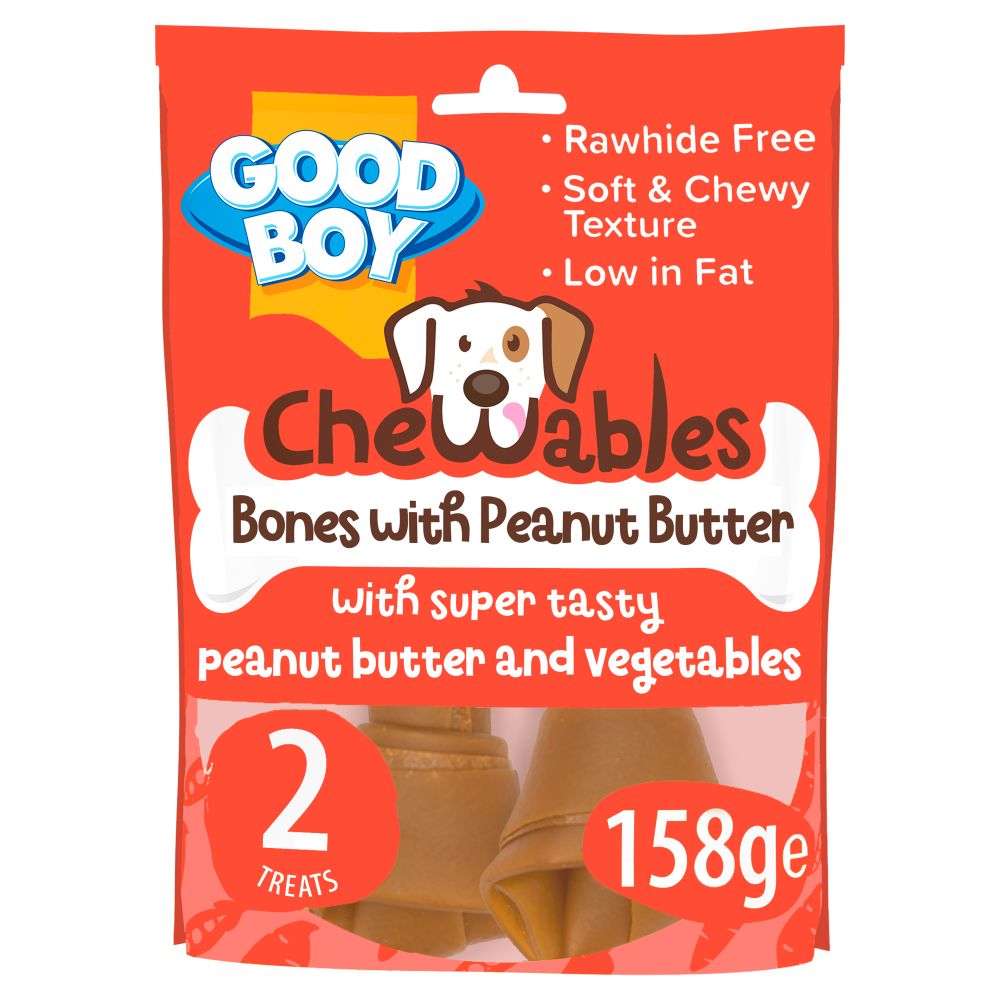 Good Boy Chewables Peanut Butter Bones - 2 pack