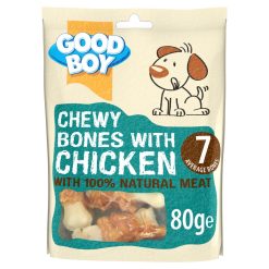Good Boy Chewy Bones with Chicken - 80g