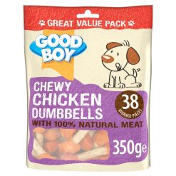 Good Boy Chewy Chicken Dumbbells - 350g