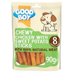 Good Boy Chewy Chicken & Sweet Potato Sticks - 90g