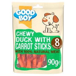Good Boy Chewy Duck & Carrot Sticks - 90g