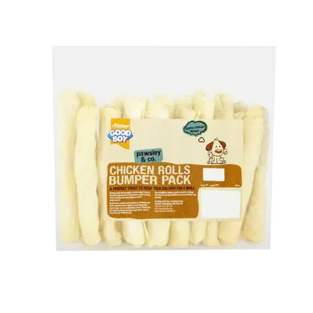 Good Boy Chicken Rolls Bumper Pack - 340g