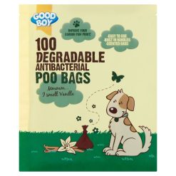 Good Boy Degradable Antibacterial Poo Bags - 100s