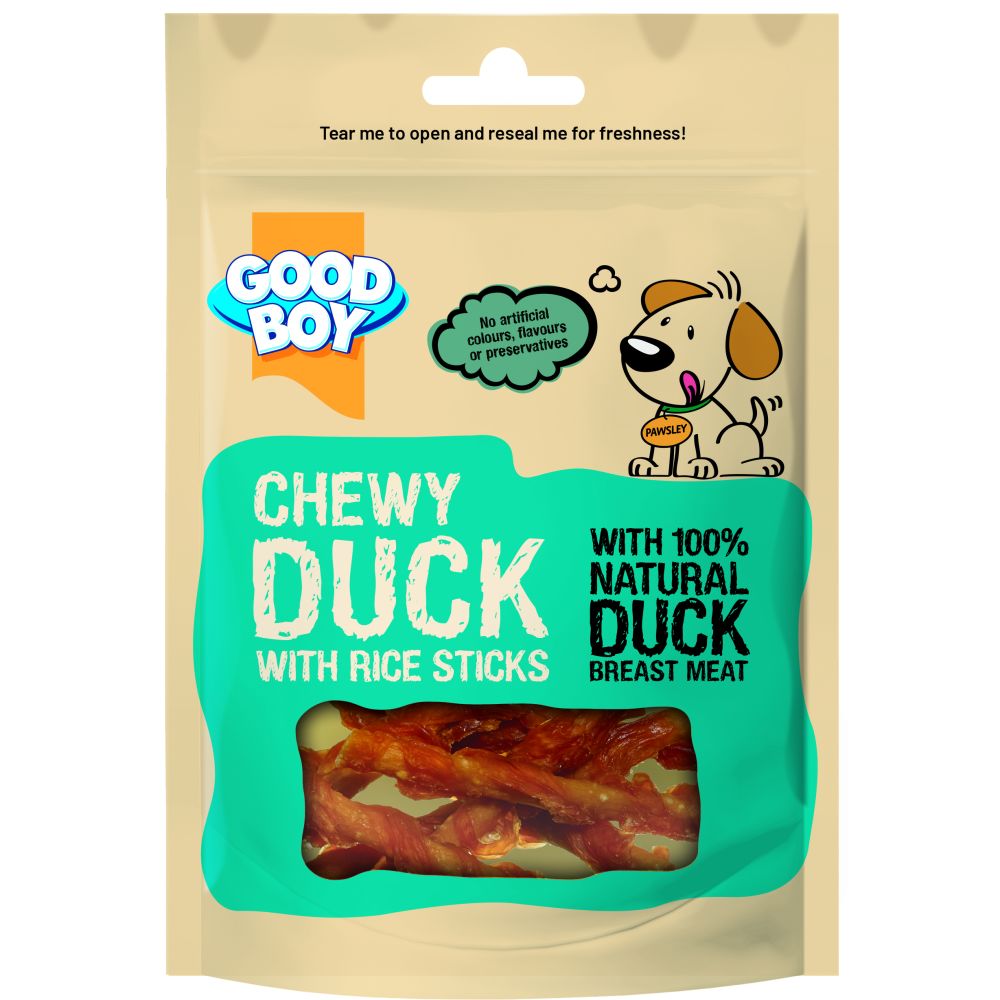 Good Boy Duck & Rice Sticks - 70g