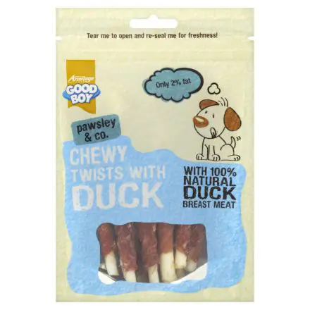 Good Boy Pawsley Deli Chewy Twists Duck - 90g