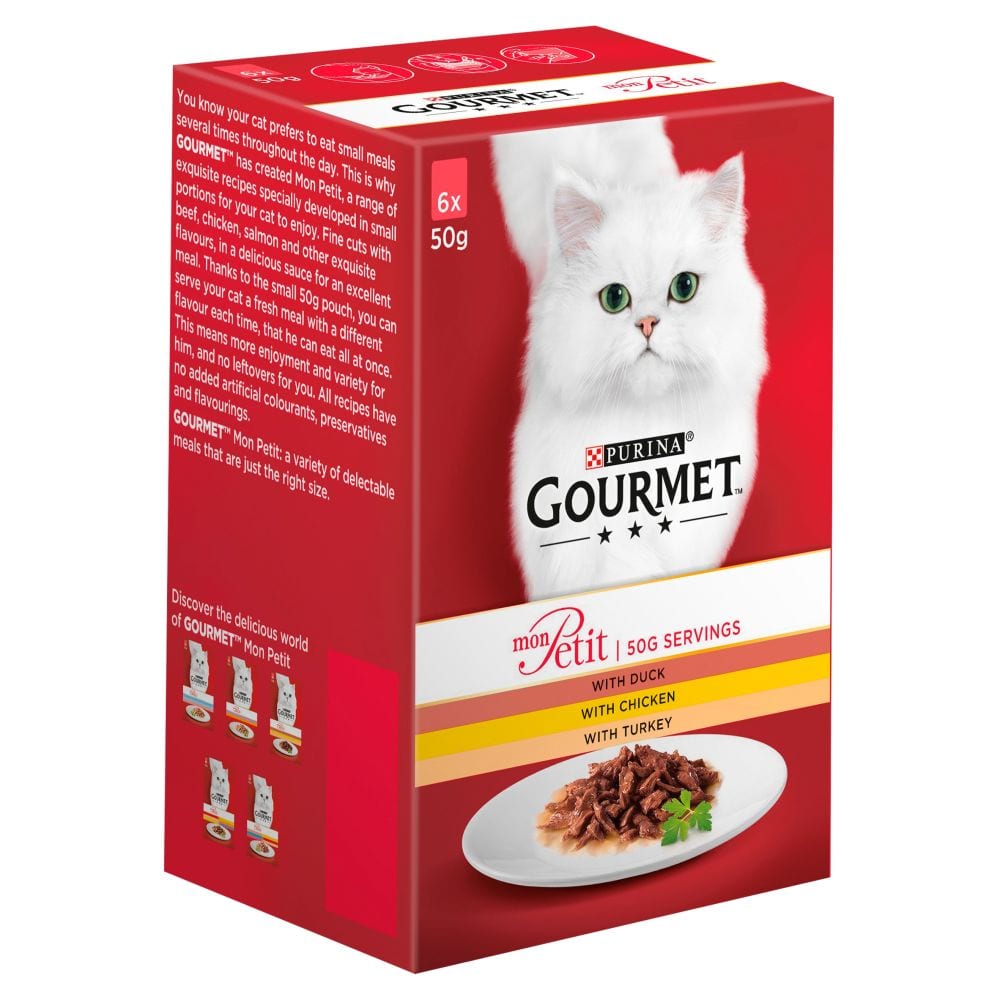 Buy Gourmet Mon Petit Poultry 6 Pack - 50g | Save with Heart Pet ...