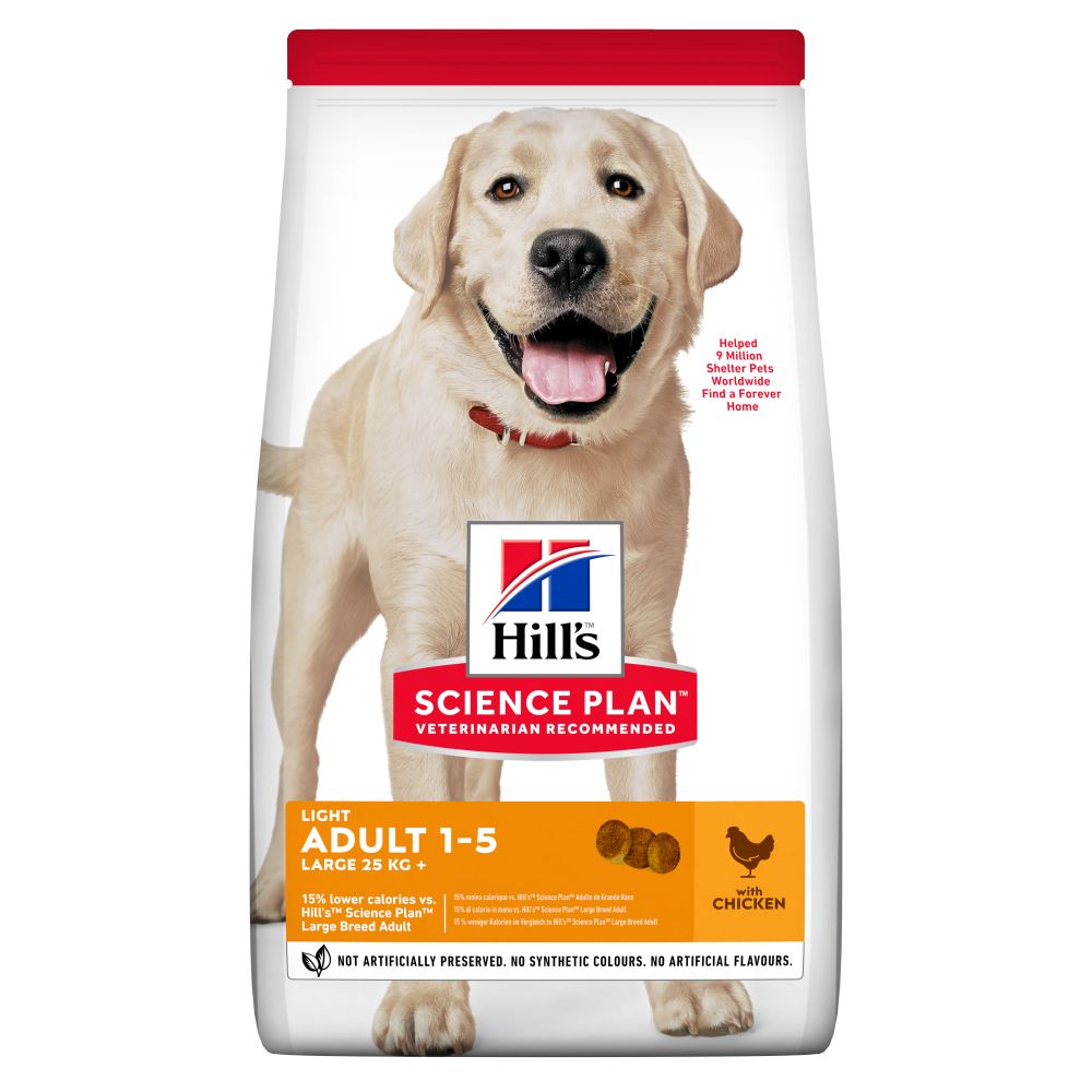 HILL'S SCIENCE PLAN Adult Light Large Breed Dry Dog Food Chicken - 14kg